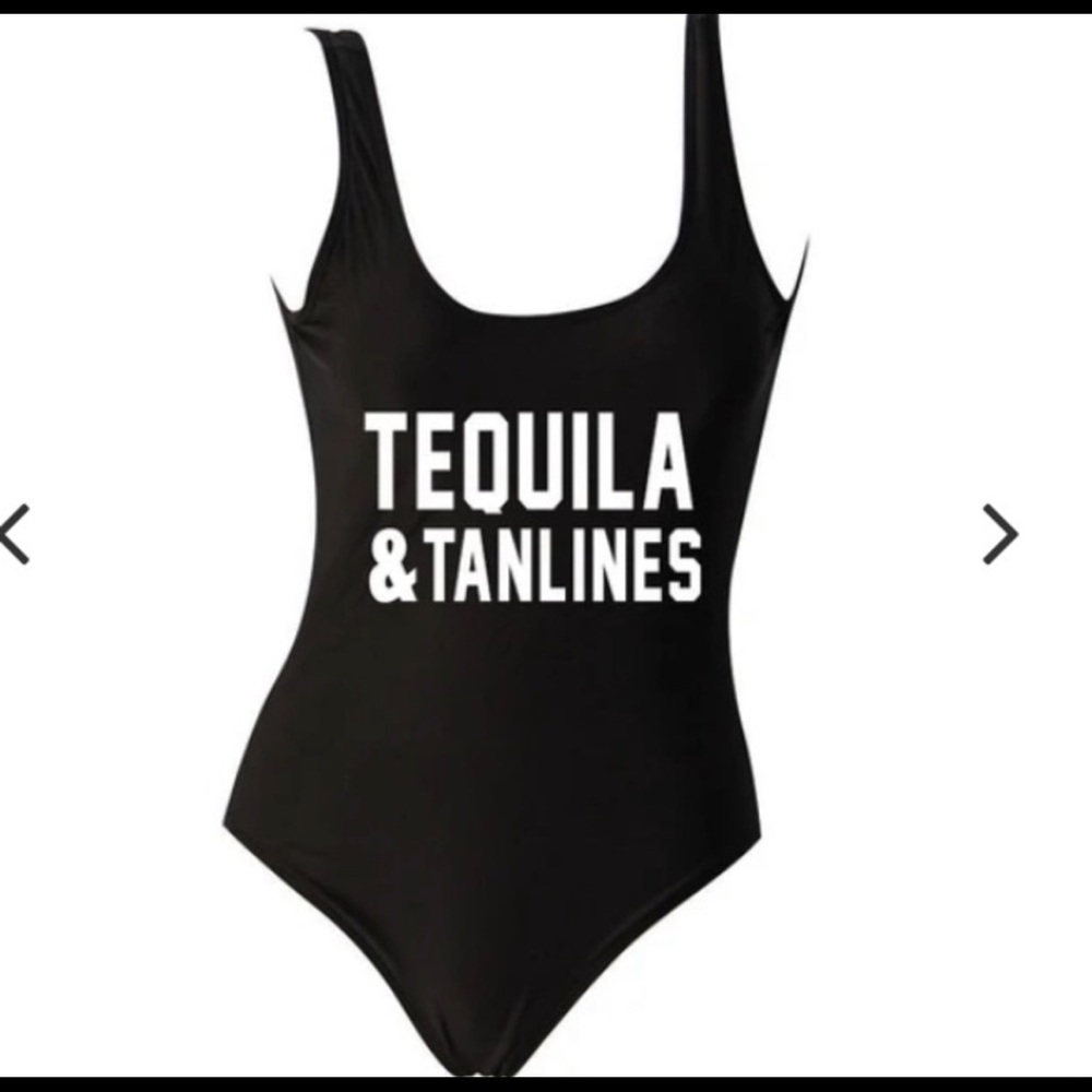 Tequila & Tanlines One piece Swimsuit M Black
